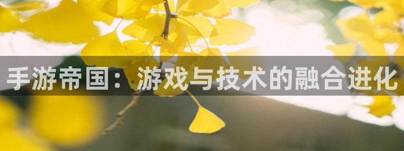 恒盛娱乐平台：手游帝国：游戏与技术的融合进化